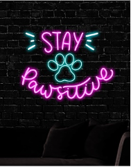 PAWSITIVE Neon Sign