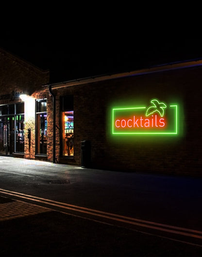 COCKTAILS Neon Sign